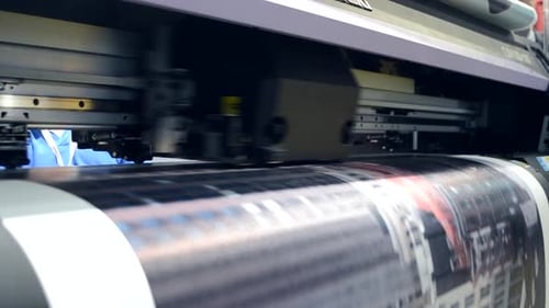 Großformatdrucker funktioniert