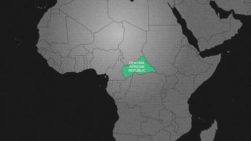 World Map Zoom to Country Highlight Animation