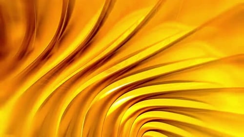 Dynamic Golden Abstract Lines Looping Background