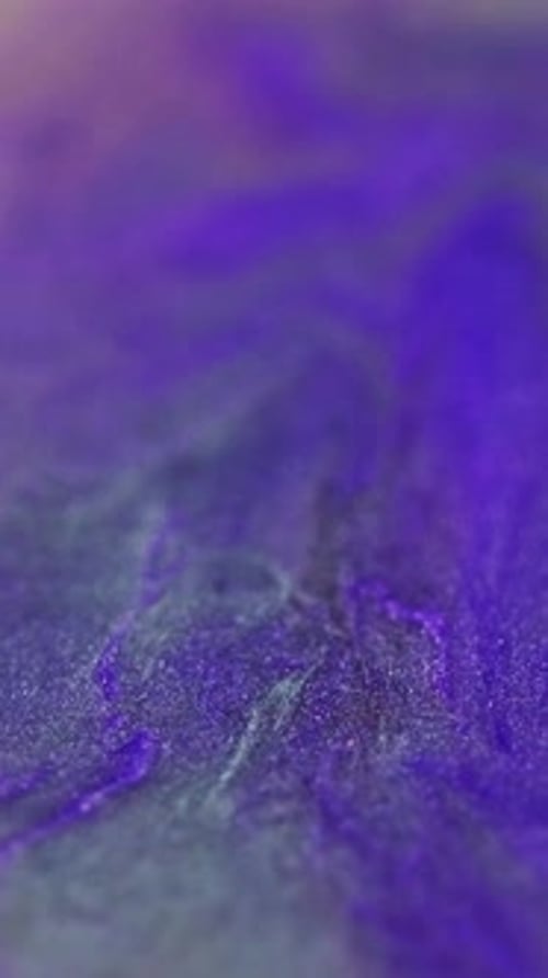 Vertical Sparkling Ink Glitter Flow Purple Gold