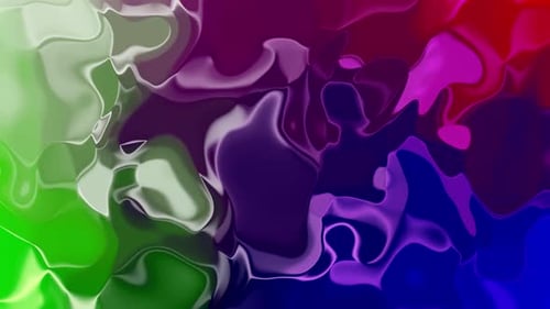 Abstract Fluid Colorful Liquid Motion Background Seamless Loop