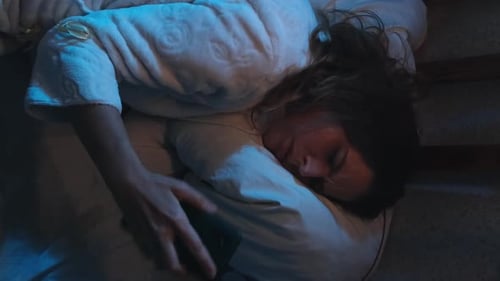 Vertical Video Insomnia Sleep Disturbances Concept