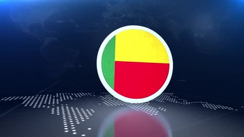 Übergang zur Benin-Flagge