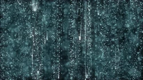 Abstract dot particle up down wavy motion background.