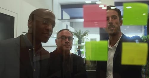 Multiracial business teamwork meeting in modern glass office in the USA
