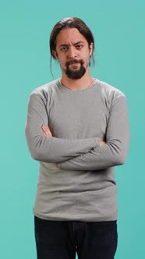 Adult Posing With Arms Crossed Portrait