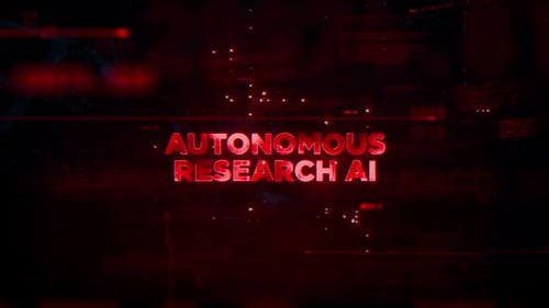 Red Glitch Text Reveal Logo Opener