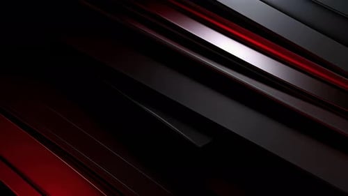 Dynamic Abstract Red and Black Geometric Motion Background