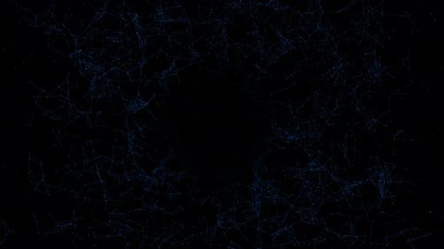 Abstract Digital Network Plexus Background Animation