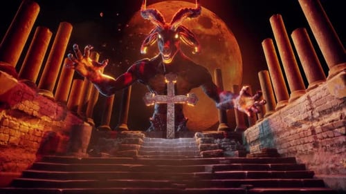 Goat Demon Baphomet VJ Loop