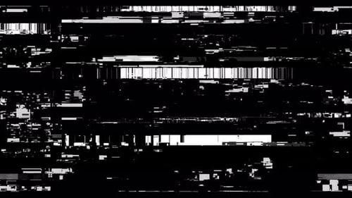Digital Glitch Static Noise Channel Overlay