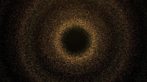 Partículas circulares futuristas