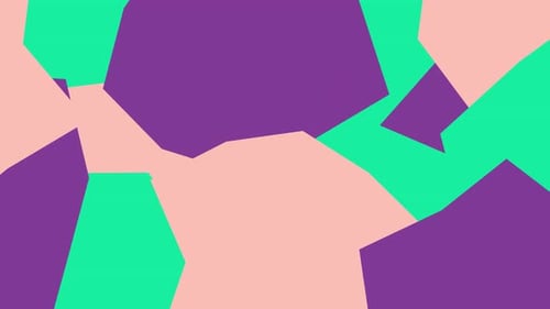 Dynamic Abstract Geometric Background with Morphing Shapes