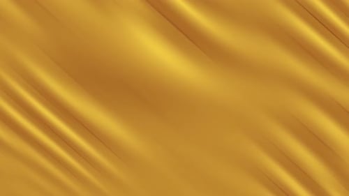 Shimmering Golden Fluid Lines Abstract Background Animation