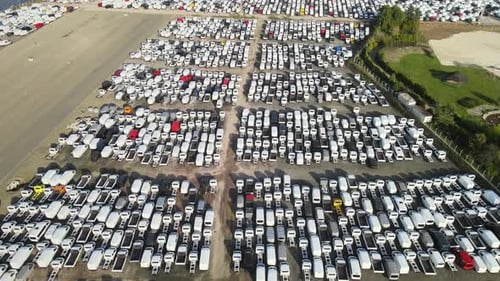 aerial parking lot