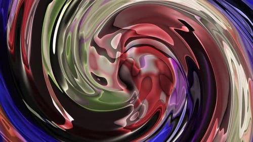 Bunter Twirl Liquid Hintergrund animiert