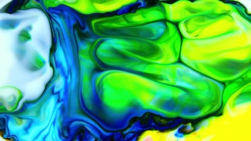 Abstract Swirling Liquid Color Background