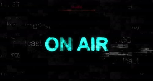 Nahtlose Schleife mit On-Air-Symbol