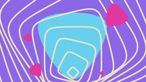 Fond coloré animé avec un motif d'étoile