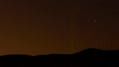 Night Sky Time Lapse with Stars
