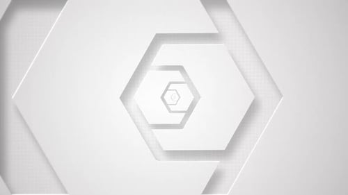 Vertical Video - Minimalist White Geometric Abstract Background