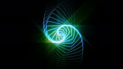 4K Abstract Swirl Spiral Loop Animated Video
