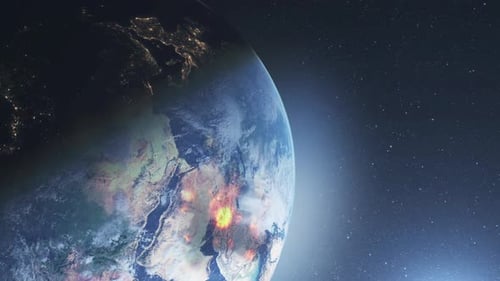 Death process of Earth from life planet to dead rock