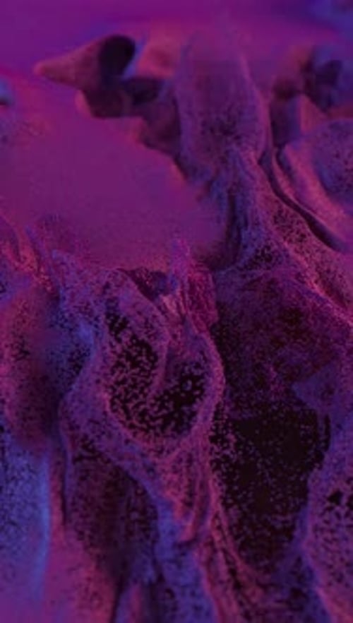 3d Abstract Background Particles Moving