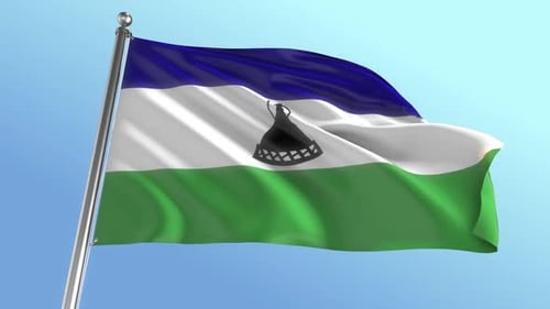 Flagge von Lesotho