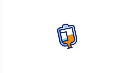 Blood Bag Animated Icon