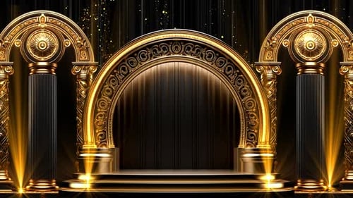 Luxury Classic Gold Stage Loop