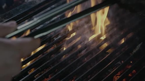 Healthy Food Concept Chief Background Barbecue