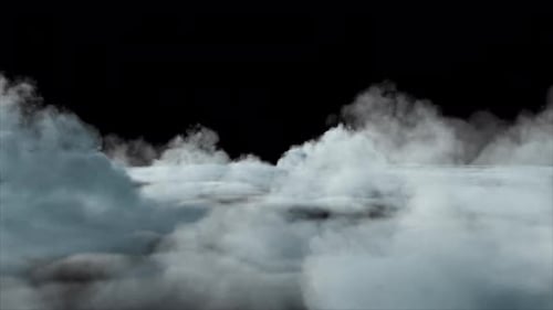 Soft Clouds Transparent Alpha Overlay 4K