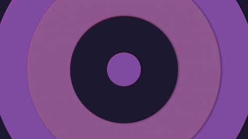 Pulsating Concentric Circles Geometric Abstract Background Loop