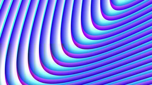 Animation de bandes dégradées de flèches bleues