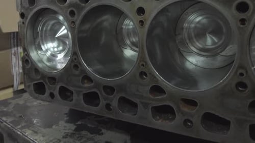 Diesel Engine Overhaul and Rebuild. Repair of the tractor engine