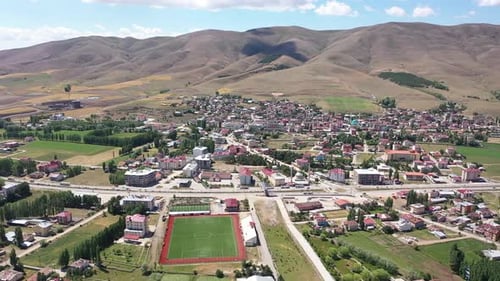 Aerial View Of Yildizeli Town Of Sivas City 3