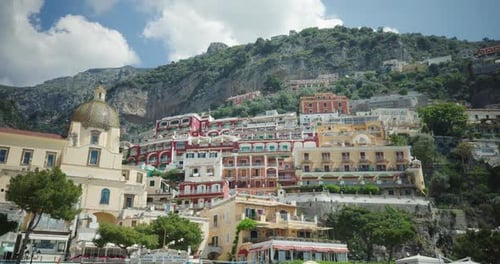 Belle architecture de Positano, côte amalfitaine
