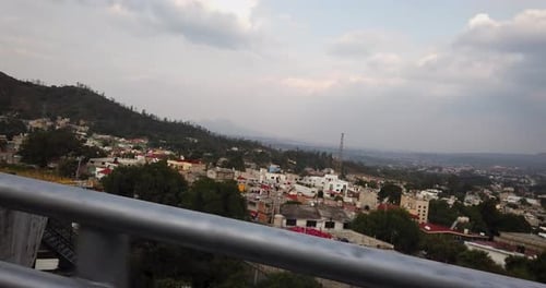 Entrada a la Ciudad de México por la autopista México-Cuernavaca