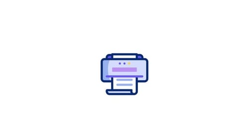 Printer Animated Icon