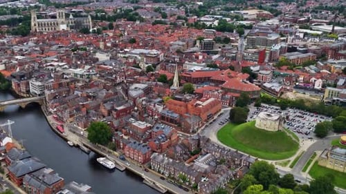 Paysage urbain de York, Angleterre