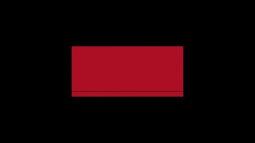 Geneva Collection: Swipe right open to a wide red canvas with a horizontal white line and copy space