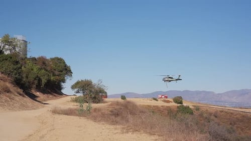 Helicopter Aerial Operations Conducted During the Malibu Fire of 2025