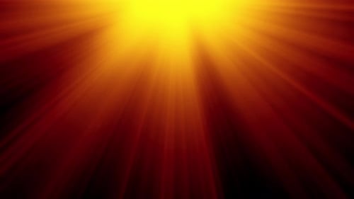 Dynamic Golden Light Rays Abstract Loop Background