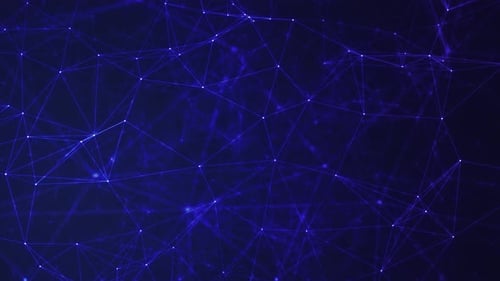 Abstract Futuristic Plexus Network 4k