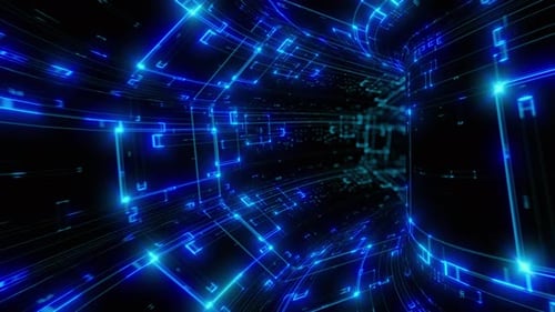 Techno Infinity Tunnel