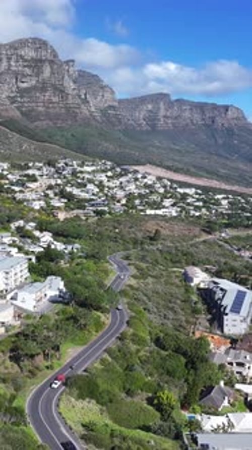 Camps Bay Beach At Cape Town In Western Cape South Africa.
