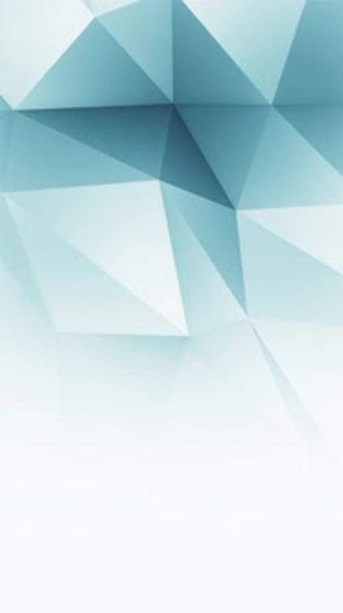 Vertical Video - Blue Low Poly Shapes Abstract Background