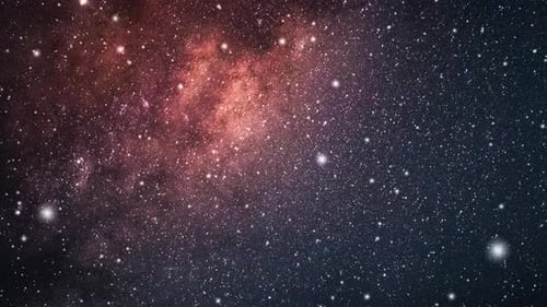 Sparkling Stars and Nebula in Deep Space Background Loop