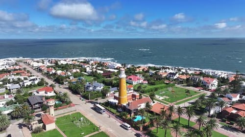 Punta Del Este Skyline At Punta Del Este In Maldonado Uruguay.